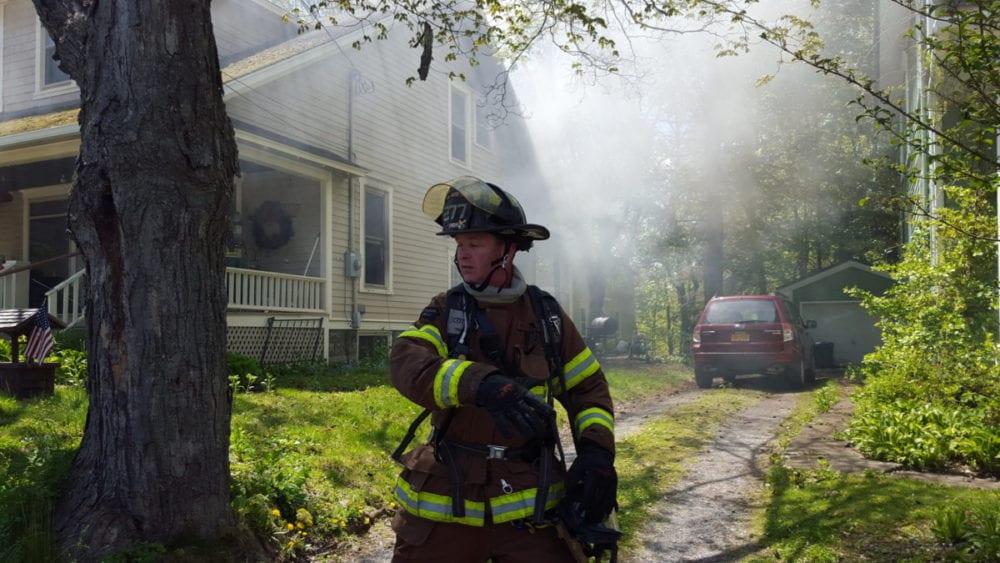 HOUSE FIRE ON FOREST AVENUE