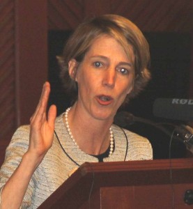 Zephyr Teachout in Cooperstown earlier this month. (allotsego.com photo)