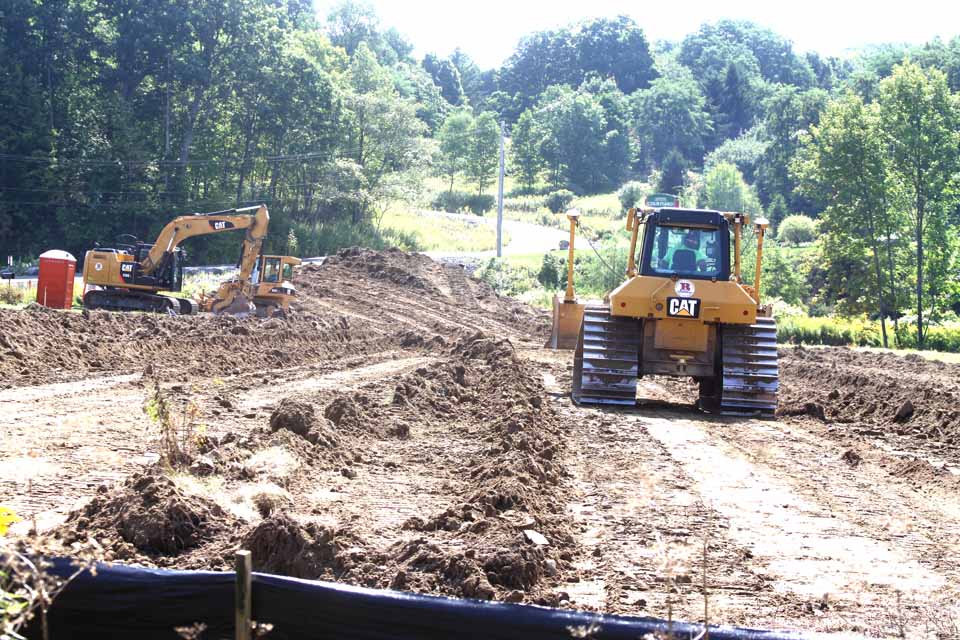 You may have noticed earthmoving has begun at the prospective site for a Buffalo Wild Wings franchise on Southside Oneonta, behind and adjacent to Wendy's. (allotsego.com photo)
