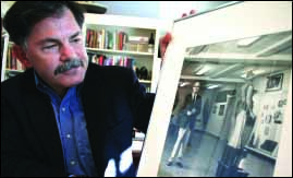 NYSHA President Paul D’Ambrosio keeps a photo of CGP founder Louis Jones (by Milo V. Stewart Sr.) in his office.