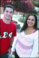 SUNY students Gabriella Donato and James Dipaoli have enlisted their fraternity and sorority in an alcohol and substance-abuse aware walk Saturday, Oct. 4, but LEAF Director Julie Dostal has challenged them to do one better/