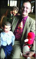 The Rev. Frank Westcott has some help at his new ministry at the River Street Baptist Church (Ian Austin/HOMETOWN ONEONTA)