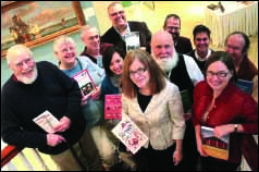 Jim and Anne Atwell, Calvin Boal, Anna Membrino, Chuck D’Imperio, Marly Youmans, Santa Claus, Josh Kilmer-Purcell and Brent Ridge, Cindy Falk and Richard Duncan were all on hand to sign their books at The Fenimore Art Museum’s holiday book signing event. 