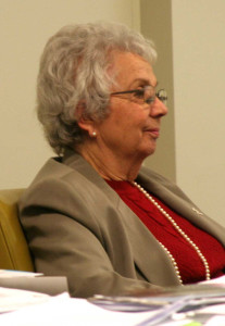 County Rep. Kay Stuligross, D-Oneonta, receives colleagues praise for successfully leading the sale of Otsego Manor.