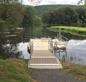 The new boat launch at Portlandville is complete, the DEC announced today. (DEC photo)