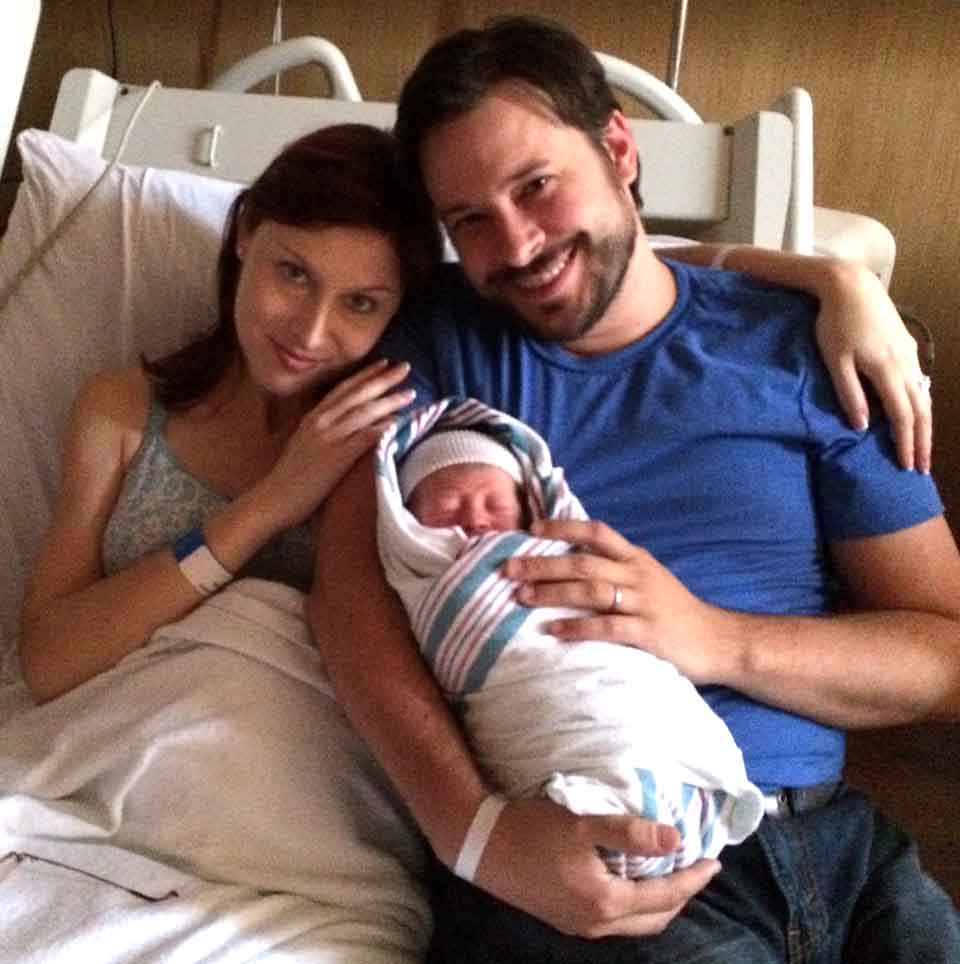 Today – Sept. 21, 2015 – 6:03 am, Dashiell Henrici was born to Danielle and Michael Henrici at Bassett Hospital in Cooperstown. Eight days early, the baby weighed in at 6 pounds, 12 ounces and 19.5 inches in length. The couple was wed in August 2014, and Dash is their first child and the first grandchild for maternal grandparents Art and Jackie Newell of Jefferson and paternal grandparents Pete and Judi Henrici, Cooperstown. Danielle is director of education for The Fenimore Art Museum and The Farmers' Museum; Michael is county deputy commissioner of elections. They are also co-artistic directors of Glimmer Globe Theatre, and Dash made his in utero stage debut in "Macbeth" just this August!