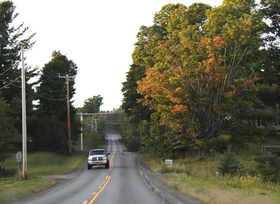 Enjoy this picture perfect weekend – clear skies and highs in the 80s continue through Labor Day – particularly when you see those orange reminders of what’s coming next.  This scene is just up County Route 54 from Cherry Valley Springfield Central School.  (Jim Kevlin/allotsego.com)