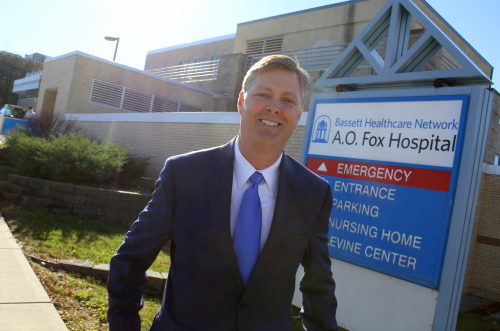 Jeff Joyner, the new president of Fox Hospital, stopped by today to meet with staff and administrators. Joyner, the former System Vice President for Operations at St. Joseph’s Healthcare System, Paterson, N.J, will begin work on Dec. 15 to take advantage of outgoing president John Remillard's mentorship before he retires at the end of the year. "It's a benefit to met to work with John before he leaves," said Joyner.
