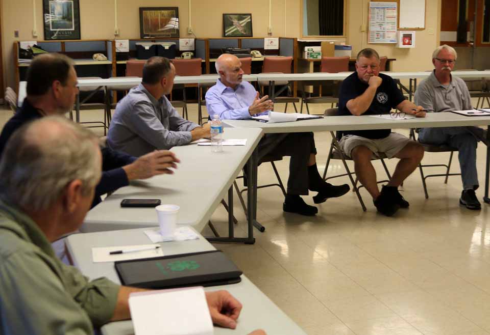 Oneonta Mayor Gary Herzig told facilitators this afternoon county government needs to renew its focus on economic development. Herzig, appointed to the office in October and elected on Tuesday, has said economic development, particularly in the D&H railyards, will be a central focus of his administration. Four sessions for the public are planned a 7 this evening at Richfield Springs, Unatego and Edmeston central schools, and at the SUNY Oneonta's IRC building. (AllOTSEGO.com photo)
