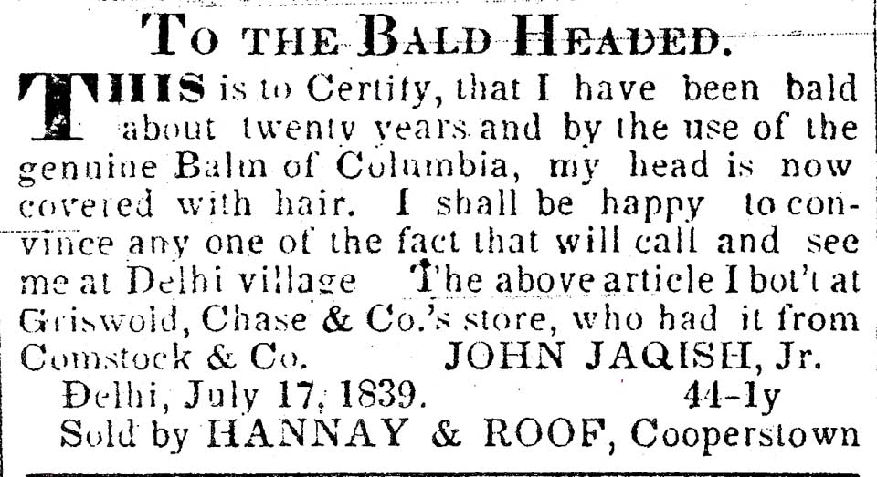 175 Years Ago in Cooperstown History