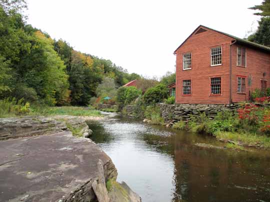 Sondra Freckelton's property is located along Ouleout Creek. (Land trust photos)