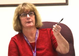 County Board Chair Kathy Clark, R-Otego, said the Otsego Now board needs more oversight. (Jim Kevlin/AllOTSEGO.com)