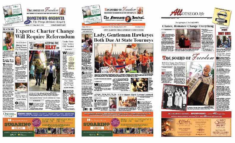While Mayor Herzig prepares to move charter changes through Common Council, three leading experts on local governance say changes are significant enough to require a referendum. In Cooperstown, the hills are alive with cheers as both boys and girls' basketball teams go into the state tournament. Also, much commentary on last week's editorial supporting connecting with the Constitution Pipeline. And Part II on the Ashok Malhotra story, "The Nightingale & The Firefly."