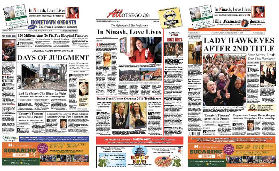 At 4 p.m. Thursday, Mayor Herzig and the Oneonta Common Council will take the first official steps to transform the City Charter that was approved by 71 percent of the voters just four years ago. Read the particulars in this week's Hometown Oneonta, and attend the Council' s Legislative Committee Thursday for a first-hand understanding.