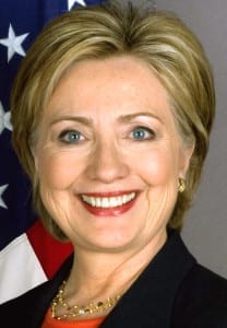 Hillary Clinton's official campaign portrait.