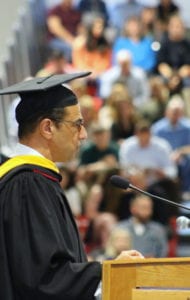 Broadway producer Hal Luftig reminds the graduates to do what's right.