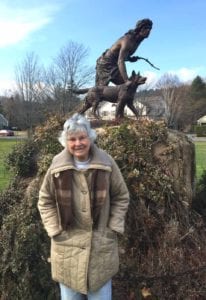Alice Brandofsky in Cooperstown's Lakefront Park.