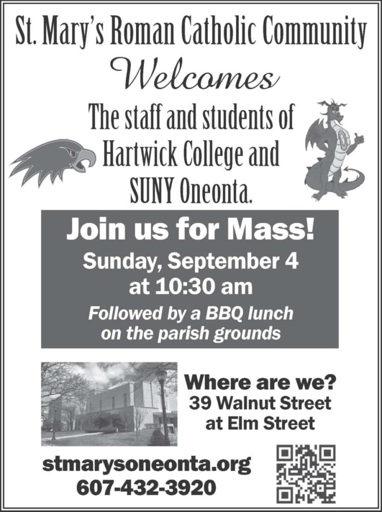 St Marys Oneonta 2x5 Back to School 08-25-16