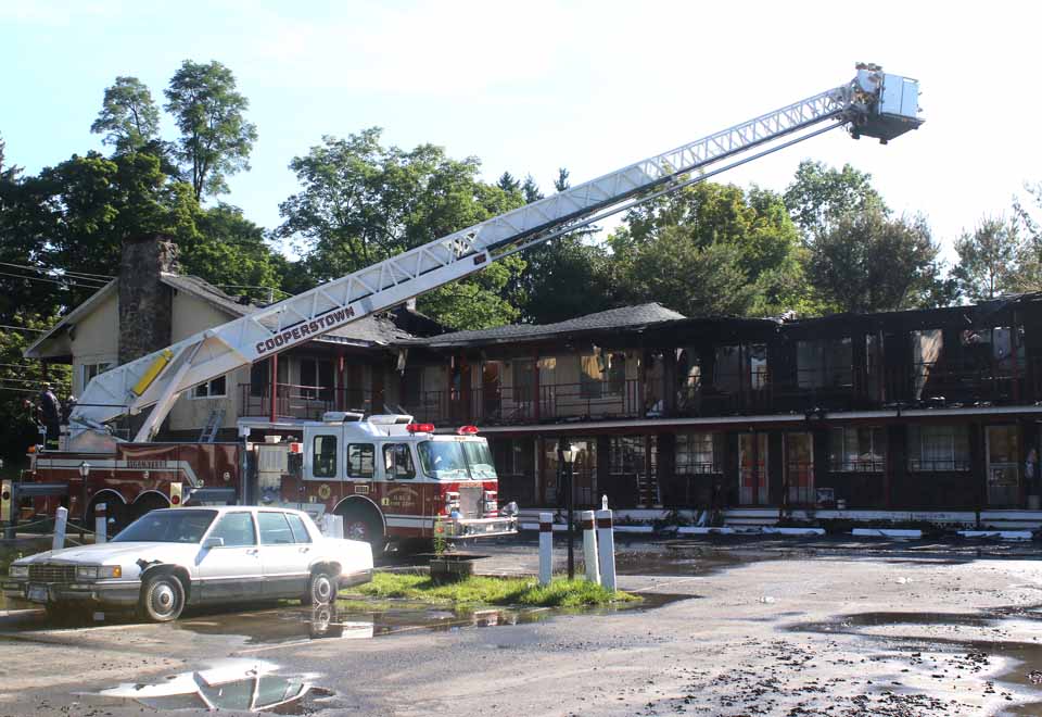Investigators Probe GuttedMotel Scene All Otsego