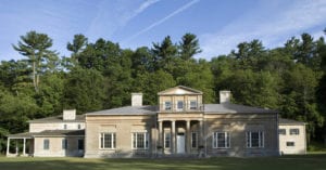 Set into the side of Mount Wellington, Hyde Hall offers a long view down Otsego Lake.