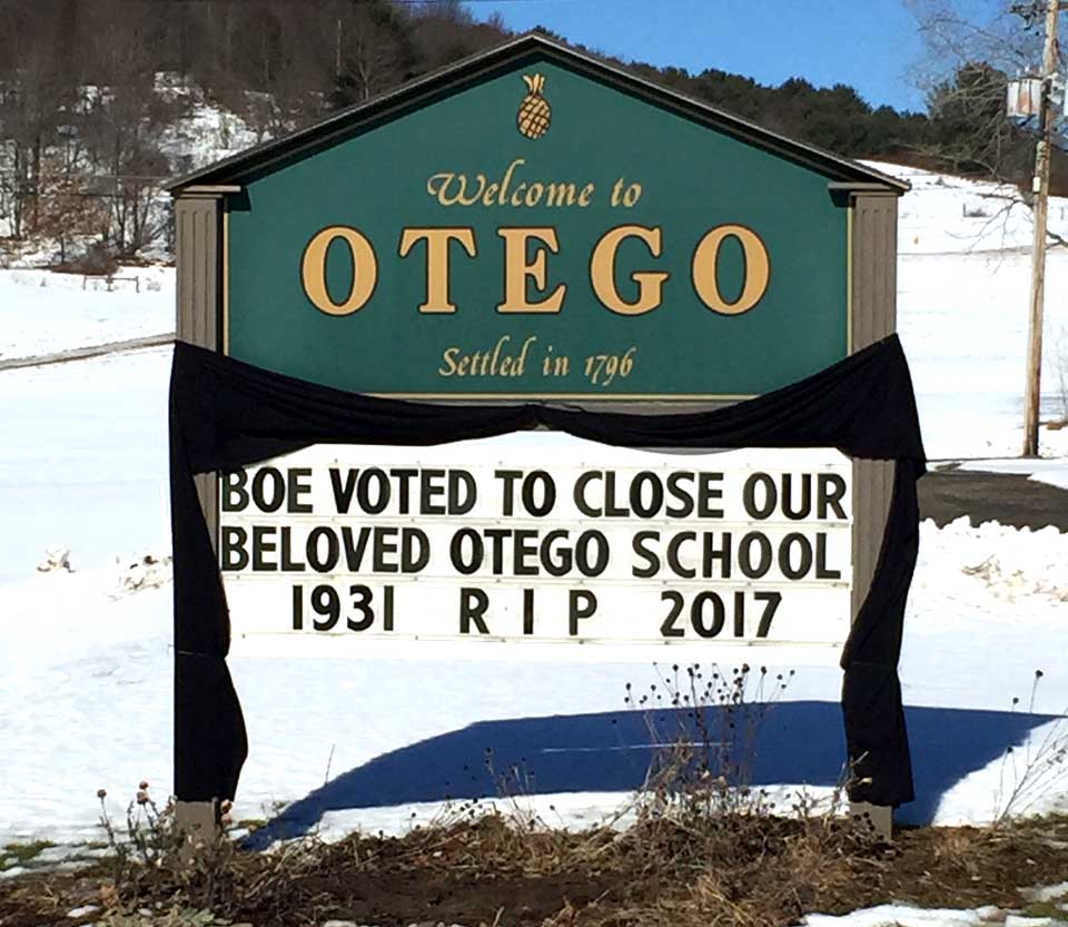 Otego Mourns Loss Of School All Otsego